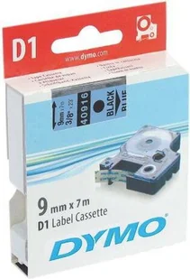 Dymo Taśma D1- 9mm x 7m czarny/ niebieski S0720710 - Etykiety do drukarek - miniaturka - grafika 7