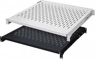 Akcesoria do szaf serwerowych - BKT-ELEKTRONIK Półka stała mocowana w czterech punktach o gł. 650mm RAL 7021 (11111165.2V) - miniaturka - grafika 1