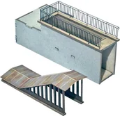 Kolejki i akcesoria - MBZ Wyjście z przejścia podziemnego skala H0 - miniaturka - grafika 1