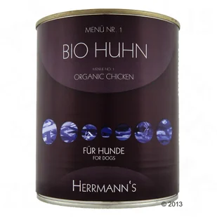 Herrmanns 10 + 2 gratis! Bio-Menu 12 x 800 g Wołowina z kaszą gryczaną i owocami bezglutenowa) - Mokra karma dla psów Herrmanns 10 + 2 gratis! Bio-Menu 12 x 800 g Wołowina z kaszą gryczaną i owocami bezglutenowa) - Mokra karma dla psów - miniaturka - grafika 2