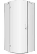 Kabiny prysznicowe - Omnires Manhattan 100x100 profil chrom szkło transparentne ADF10XLUXT - miniaturka - grafika 1