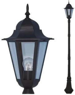 Kaja Standard lampa stojąca zewnętrzna 1x60W czarna K-7064A/1CZARNY - Lampy ogrodowe - miniaturka - grafika 2