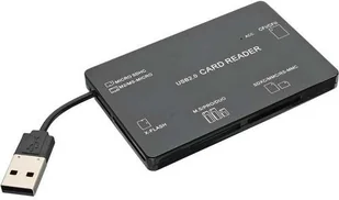 InLine InLine 76636A Card Reader, USB 2.0, all in 1, wersja kieszonkowa, czarny 4043718181568 - Czytniki kart pamięci - miniaturka - grafika 2