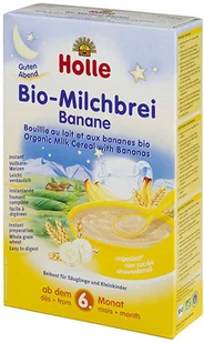 Holle 6 mc KASZKA ZBOŻOWA BANANOWA BIO 250 g - - Kaszki dla dzieci - miniaturka - grafika 2