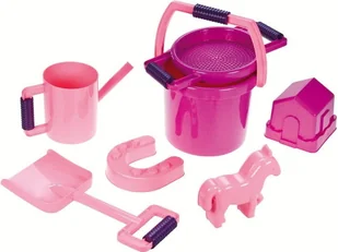 SIMM Spielwaren Lena Happy Sand zestaw do gry, różowy - Zabawki i gry sportowe - miniaturka - grafika 2