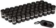 Woreczki na psie odchody - AmazonBasics Amazonbasics Woreczki Na Psie Odchody Z Dozownikiem I Klipsem Na Smycz, Zestaw 600 Sztuk - miniaturka - grafika 1