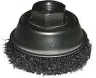 Materiały ścierne - Szczotpol Szczotka doczołowa fi 120 z nakrętką - miniaturka - grafika 1