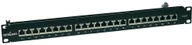 Panele krosownicze - Intellinet Network Solutions patch panel 19" 24 porty STP kat. 6 czarny (720038) - miniaturka - grafika 1