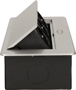 Orno Gniazda wpuszczane w blat 3x230V srebrny OR AE 1336/G - Gniazdka elektryczne - miniaturka - grafika 7