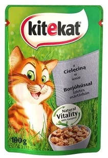 Kitekat Z CIELĘCINĄ 100g - Mokra karma dla kotów - miniaturka - grafika 3