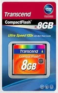 Karty pamięci - Transcend MLC 133x 8GB (TS8GCF133) - miniaturka - grafika 1