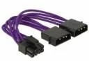 Kable komputerowe i do monitorów - Delock 8Pin EPS - 2x 4Pin Molex 0.15 m 83703 - miniaturka - grafika 1