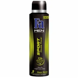 Fa Men Sport Double Power Power Boost Dezodorant w sprayu 150ml - Dezodoranty i antyperspiranty męskie - miniaturka - grafika 5