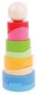 Klocki - Bigjigs Toys Ltd rozkładana Wieża z okrągłych Klocków - miniaturka - grafika 1