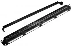 Gembird Patch Panel 24 Porty 1U 19 Kat.5e z funkcją organizacji kabli czarny NPP (NPP-C524CM-001) - Pozostałe akcesoria sieciowe - miniaturka - grafika 10