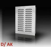 Kratki wentylacyjne - Dospel Kratka nierdzewna ścienna na zewnątrz D/AK140x140N 007-1820 - miniaturka - grafika 1