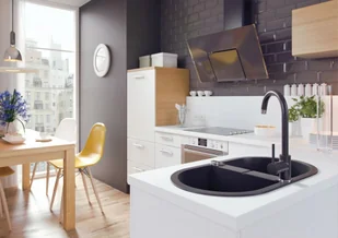 Deante Milin czarny BEU B62M - Baterie kuchenne - miniaturka - grafika 3