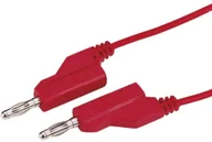 Akcesoria do urządzeń pomiarowych - Voltcraft Przewód pomiarowy MS5/RT PCW 1 mm2 Wtyki do połączeń wieżowych 4 mm Czerwony - miniaturka - grafika 1