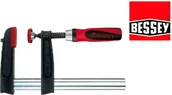 Imadła i ściski - Bessey ścisk śrubowy z żeliwa ciągliwego TPN-2K, rękojeść dwukomponentowa (TPN16BE-2K) - miniaturka - grafika 1