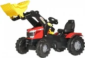 Jeździki dla dzieci - Rolly Toys TRAKTOR MASSEY FERGUSON Z PRZYCZEĄ 012305 - miniaturka - grafika 1