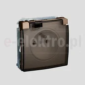 Gniazdka elektryczne - Kontakt Simon KONTAKT - S.A. Gniazdo wtyczkowe z uziemieniem z przesł. torów prądowych - miniaturka - grafika 1