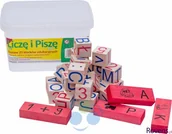 Klocki - B&B KLOCKI EDUKACYJNE LICZĘ I PISZĘ 25 EL. WIADERKO 1366 - miniaturka - grafika 1