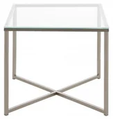 Ławy i stoliki kawowe - Actona Stolik Kawowy Cross II transparentny - 0000066494 - miniaturka - grafika 1