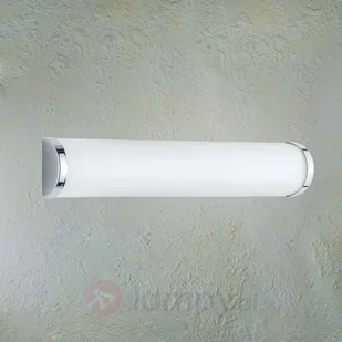 Prosta lampa łazienkowa z satynowanym kloszem - Lampy ścienne - miniaturka - grafika 4