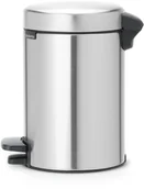 Kosze na śmieci - Brabantia Kosz na śmieci pedałowy NewIcon 3l stal matowa FPP - miniaturka - grafika 1
