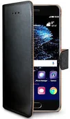 Etui i futerały do telefonów - Celly Pokrowiec na telefon Wally pro Huawei P10 Plus WALLY646) Czarne - miniaturka - grafika 1