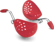 Pozostałe akcesoria kuchenne - Cuisipro Silikonowe foremki do jajek w Koszulkach 2 szt. Egg Poacher CU-747182 - miniaturka - grafika 1