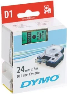 Dymo Taśma D1-9mm/7m, czarny/zielony S0720740 - Inne akcesoria elektryczne - miniaturka - grafika 2