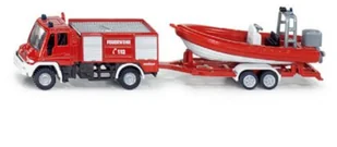Siku Straż Pożarna Unimog z Łodzią 1636 - Samochody i pojazdy dla dzieci - miniaturka - grafika 3