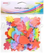 Zabawki kreatywne - Brewis Nalepka pianka Kwiatki&Figury PVC28 VB8384 - miniaturka - grafika 1