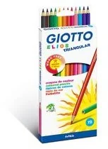 Ateneum Kredki ołówkowe Elios triangular 12 kolorów GIOTTO - Przybory szkolne - miniaturka - grafika 2