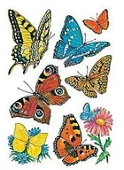 Przybory szkolne - Herma Naklejki Decor Motyle - miniaturka - grafika 1
