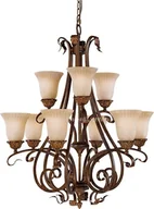 Lampy sufitowe - Elstead Lighting Lampa wisząca SONOMA VALLEY kol. MOSIĘŻNO-Złoto (FE/SONOMAVAL9) - Feiss - - miniaturka - grafika 1