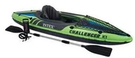 Kajaki - Intex Kajak Challenger K1 1 místný Czarny/Zielony - miniaturka - grafika 1