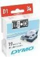 Inne akcesoria elektryczne - Dymo Taśma D1-19mm/7m, biały/czarny S0720910 - miniaturka - grafika 1