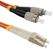 Patchcordy - Qoltec Optic Patchcord LC/UPC FC/UPC MM 50/125 OM2 2m 54056 - miniaturka - grafika 1
