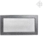 Akcesoria kominkowe - Kratki.pl Kratka kominkowa malowana czarno-srebrna 17x30 6674-898A9_201302021330 - miniaturka - grafika 1