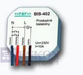 Sterowniki i przekaźniki - F&F PRZEKAŹNIK BISTABILNY BIS-402 - miniaturka - grafika 1