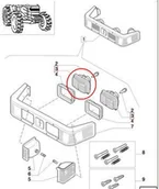Części i akcesoria do maszyn rolniczych - CNH LAMPA PRZEDNIA PRAWA 82014129 - miniaturka - grafika 1