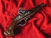 Repliki - broń - WŁOCHY HISTORYCZNY HISZPAŃSKI PISTOLET SKAŁKOWY - miniaturka - grafika 1