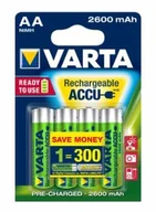 Ładowarki i akumulatory - Varta AKUMULATORKI 2600 MAH 4X AA 5716101404 - miniaturka - grafika 1