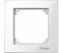 Klawisze i ramki - Schneider MERTEN RAMKA JEDNOKROTNA M-SMART BIAŁA SYSTEM M MERTEN MTN478119 - miniaturka - grafika 1
