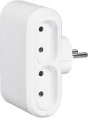 Gniazdka elektryczne - Legrand Rozgałęźnik 4 gniazda płaskie - miniaturka - grafika 1