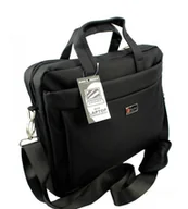 Torby męskie - Bag Street Elegancka I StylowaTorba Na Netbooka Dokumenty Do Pracy Solidna redni WZÓR III Czarny - miniaturka - grafika 1