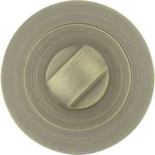 Szyldy i rozety - Domino Rozeta okrągła WC 950 KOLOR BRĄZ MAT Szyld 950 M3/MAT WC - miniaturka - grafika 1