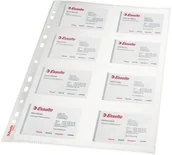 Koszulki na dokumenty - Esselte Koszulki na wizytówki A4 - N2186 NB-5450 - miniaturka - grafika 1